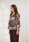 LILLIAN BLOUSE - choc mix